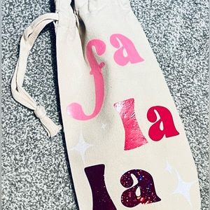 Christmas wine bag